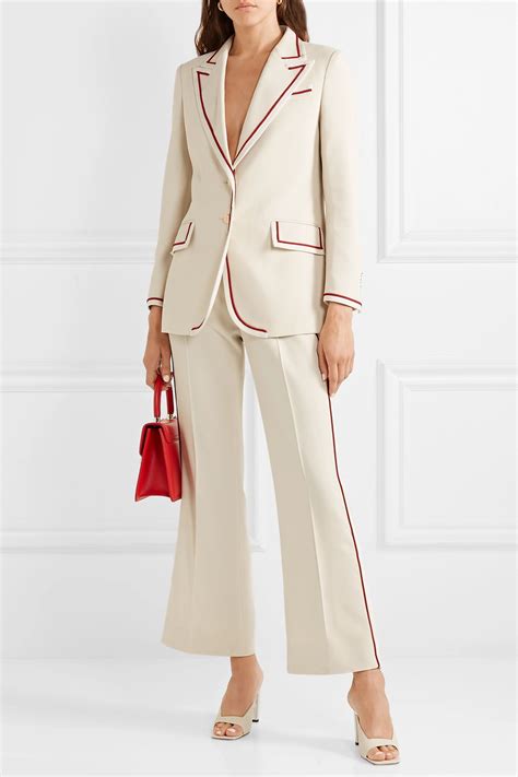 gucci womens pant suit|net a porter gucci suits.